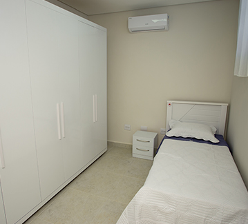 Quarto com 1 cama  - Residencial Santa Ana Santos
