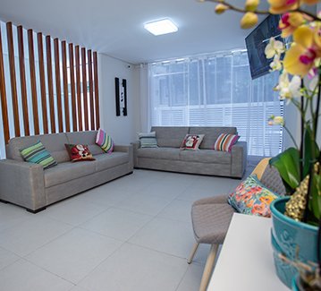 Sala de Estar e TV - Residencial Santa Ana Santos