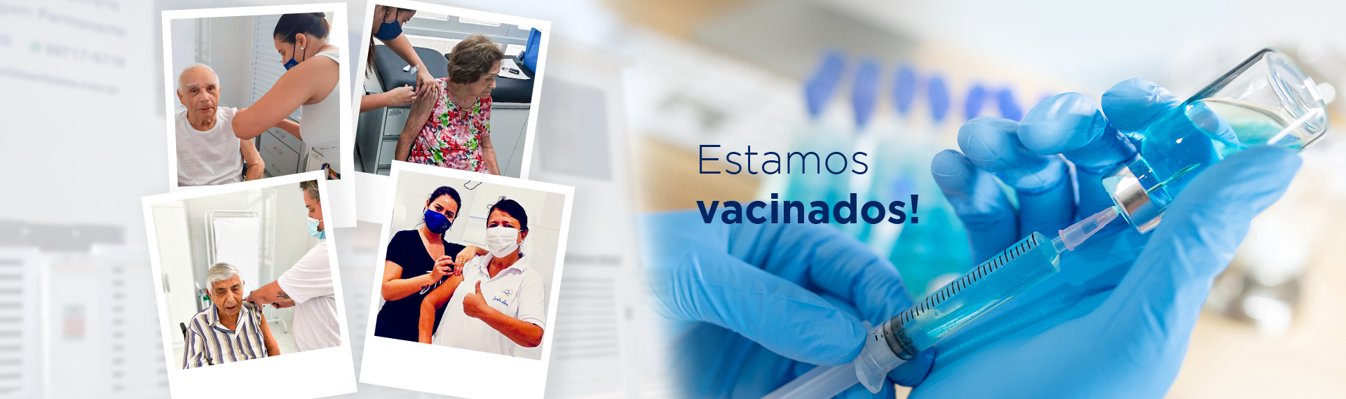 Vacinados ao COVID19 - Residencial Santa Ana Santos