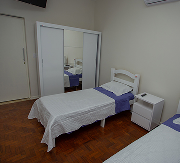 Quarto com 2 camas  - Residencial Santa Ana Santos