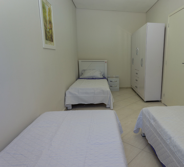 Quarto com 3 camas  - Residencial Santa Ana Santos