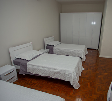 Quarto com 3 camas  - Residencial Santa Ana Santos